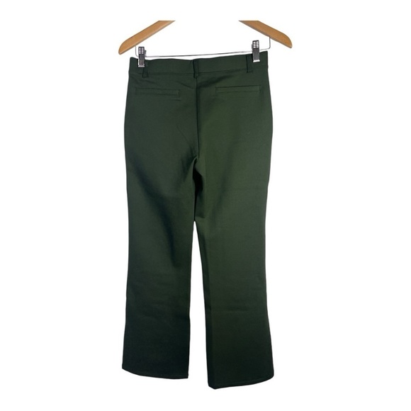 Quince Green Boot Cut Pants - Picture 2 of 9